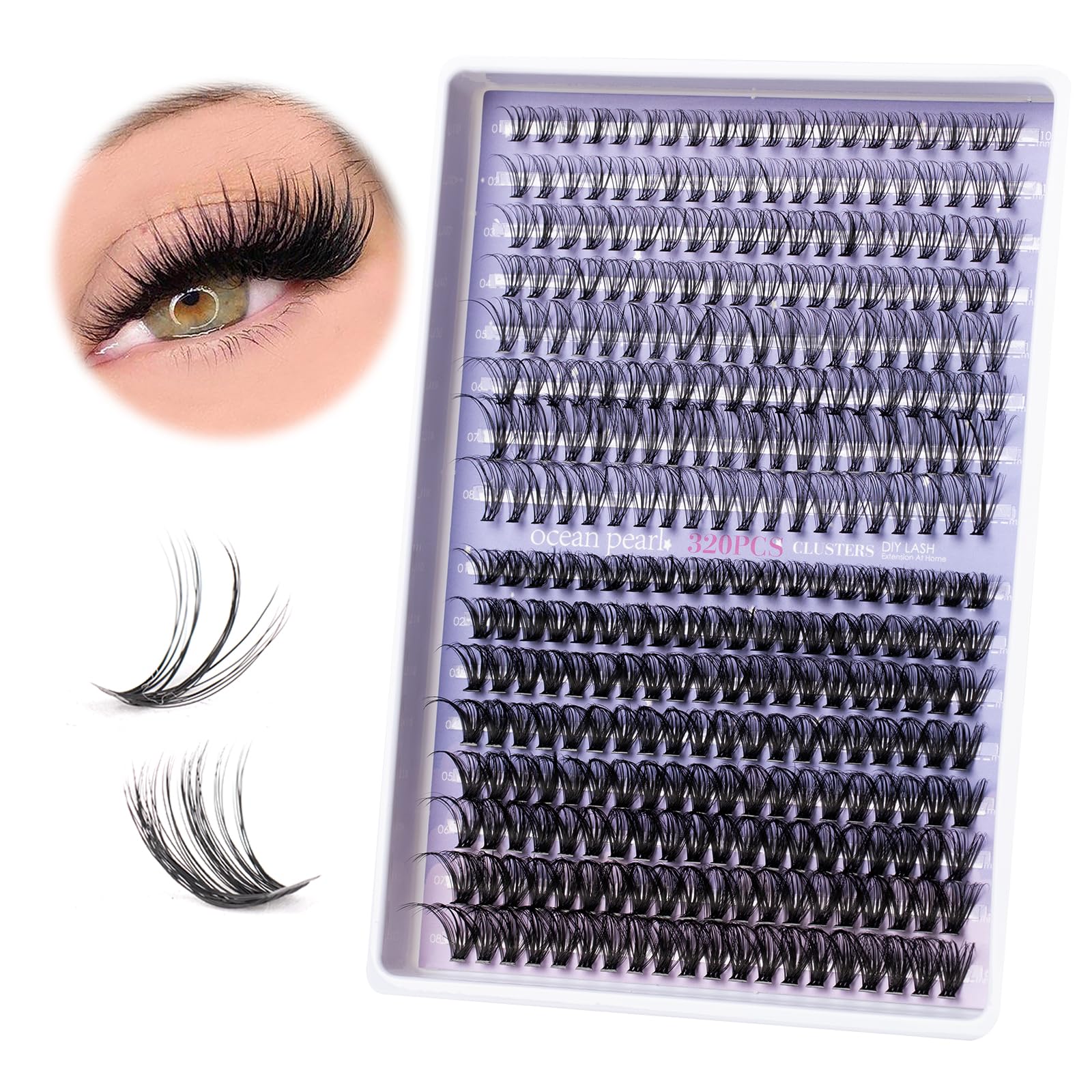 Le retrait doux des extensions Ocean Pearl minimise les résidus et protège les cils.