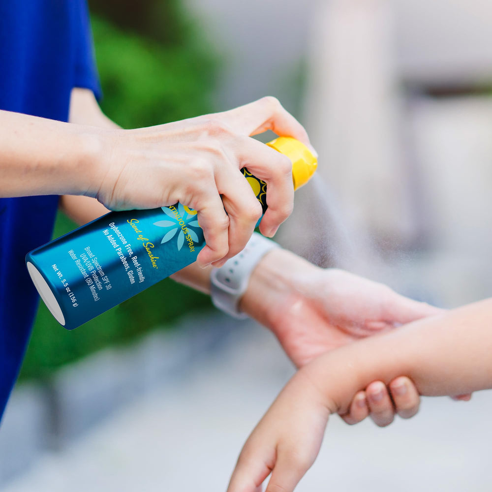 Ocean Potion sans retinyl palmitate et sans PABA, ingrédients plus simples.