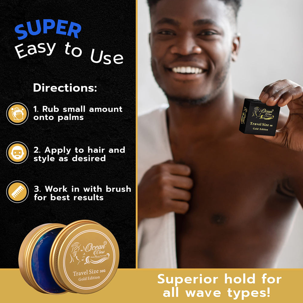 Ocean View Deep Waves Pomade — démonstration d'application mains facile et agréable.