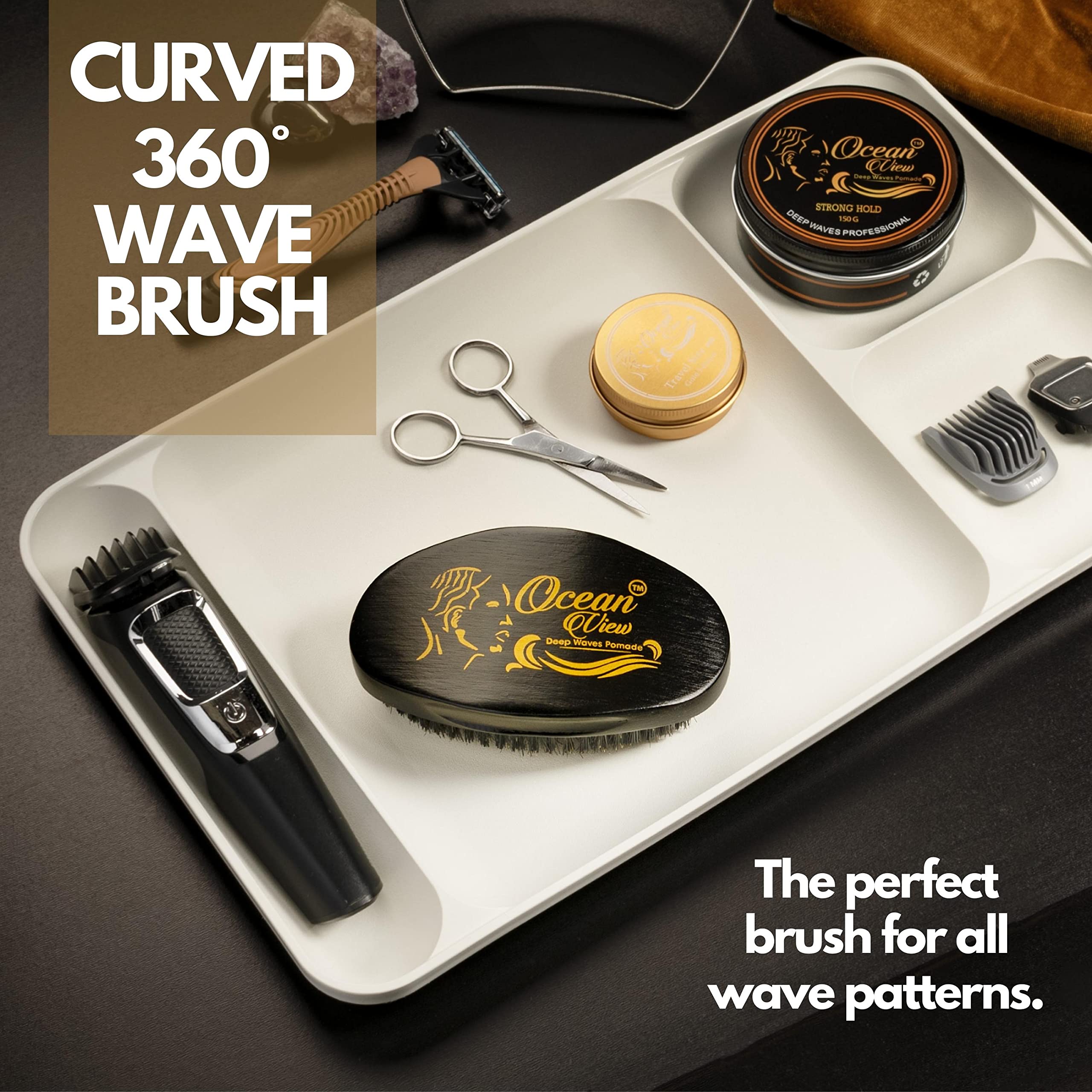 Ocean View Deep Waves Pomade – cheveux vibrants grâce à une distribution naturelle des huiles.