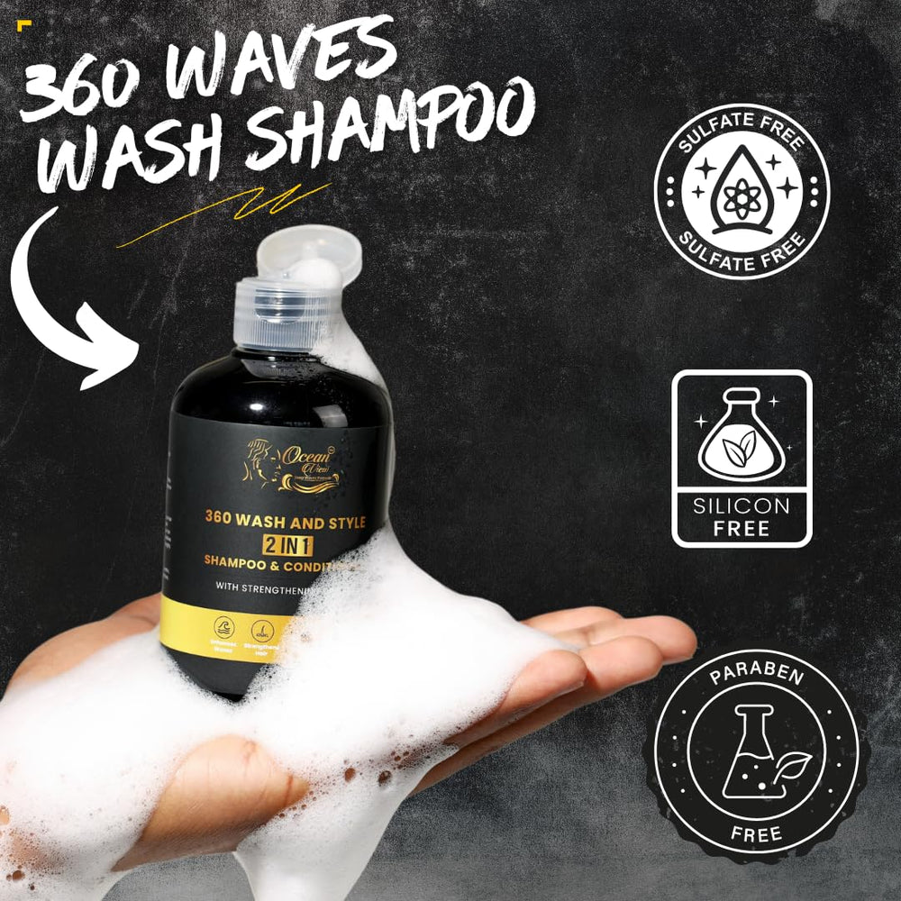 Ocean View Deep Waves Pomade: gros plan sur l'étiquette et le design