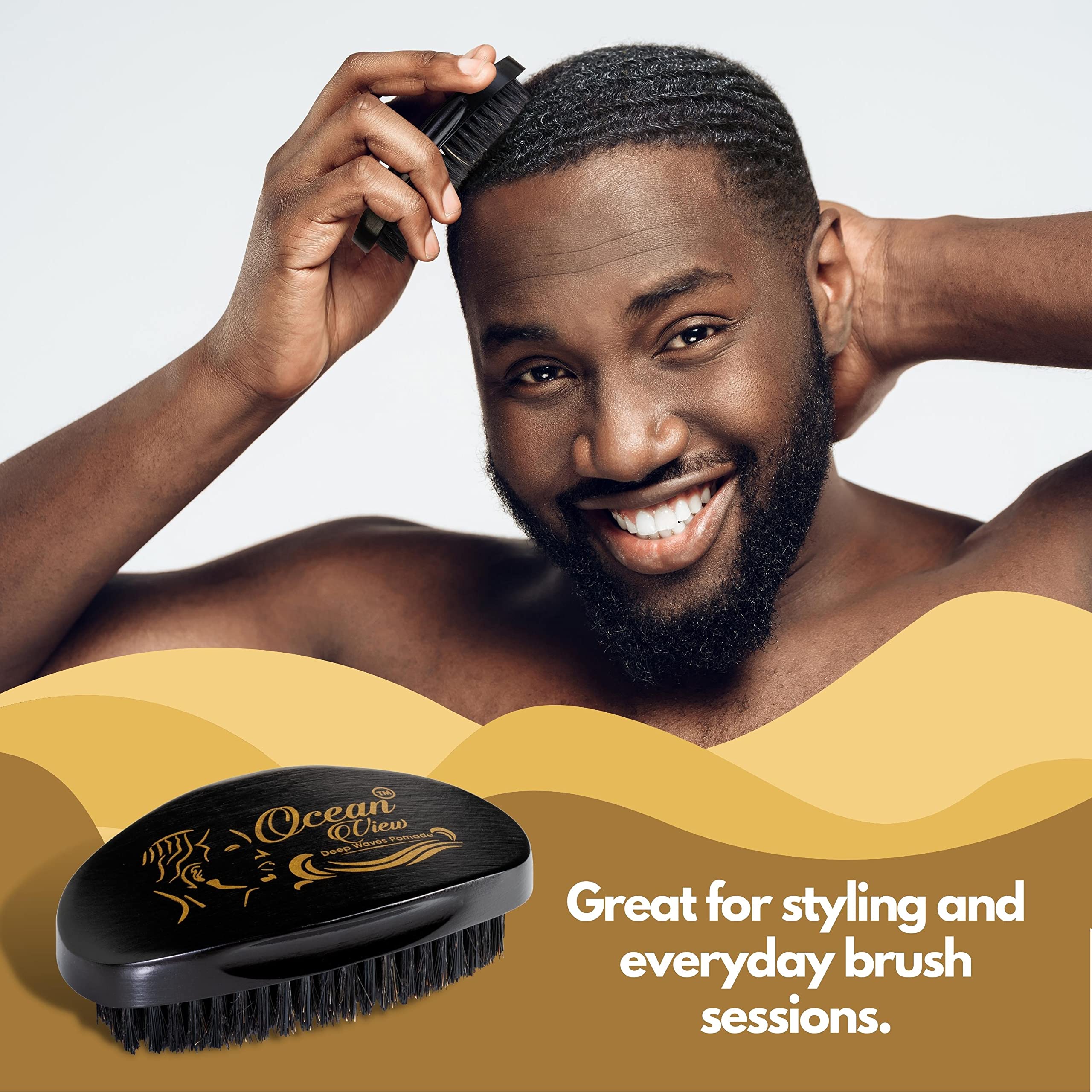 Ocean View Deep Waves Pomade – kit waver complet pour commencer rapidement des vagues.