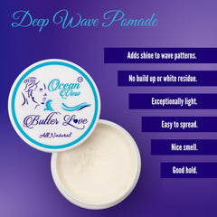 Définition des ondes 360 avec Ocean View Deep Waves Pomade pour une tenue stable.