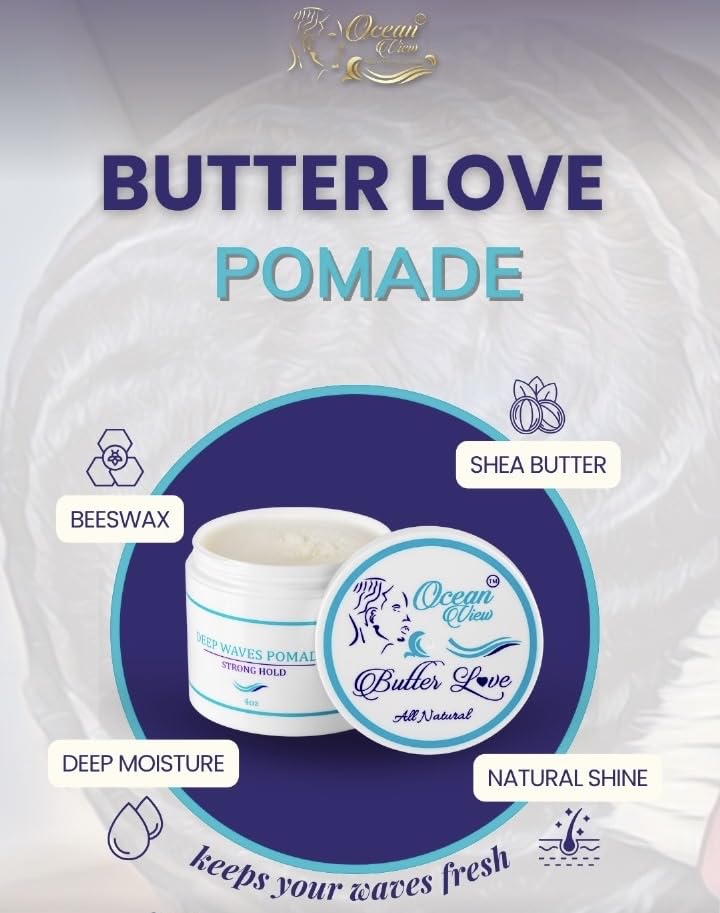 Texture crème de Ocean View Deep Waves Pomade prête à étaler sans résidu.