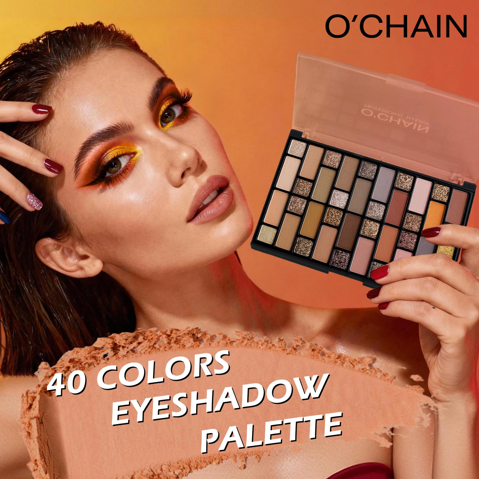 O'CHAIN ombres à paupières matte douce pour un maquillage quotidien