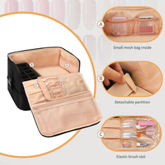 OCHEAL grand volume pour vernis et accessoires, transport facilité.