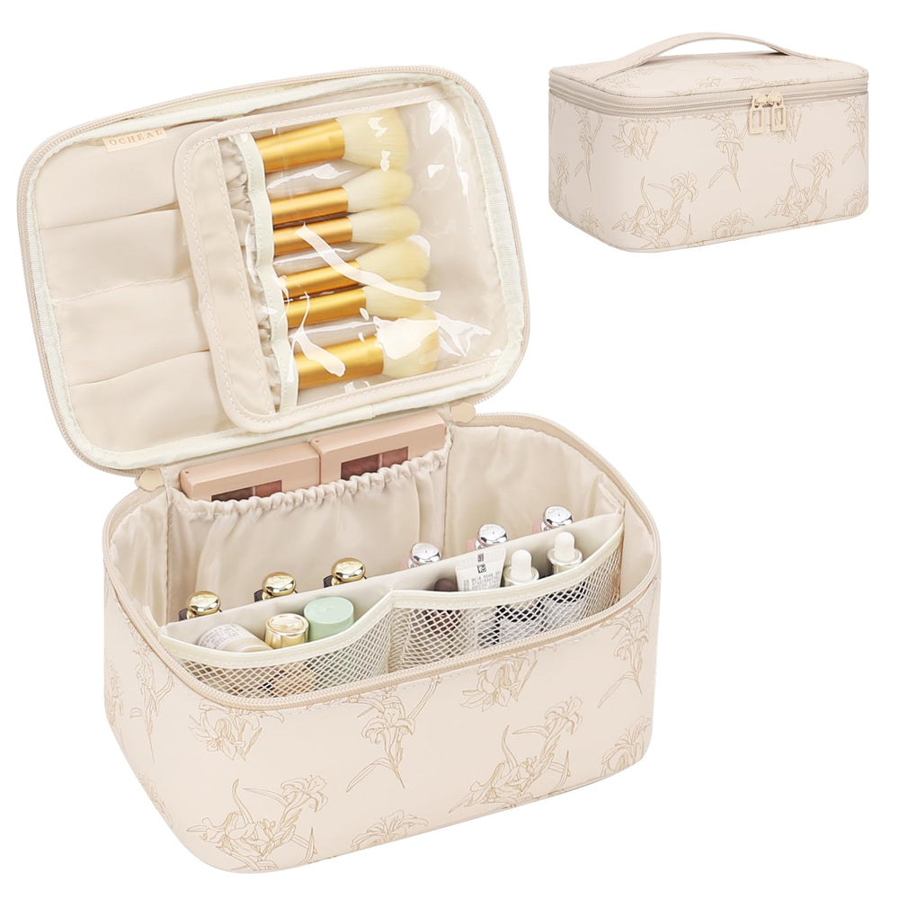 OCHEAL imprimé beige à fleurs apporte style discret