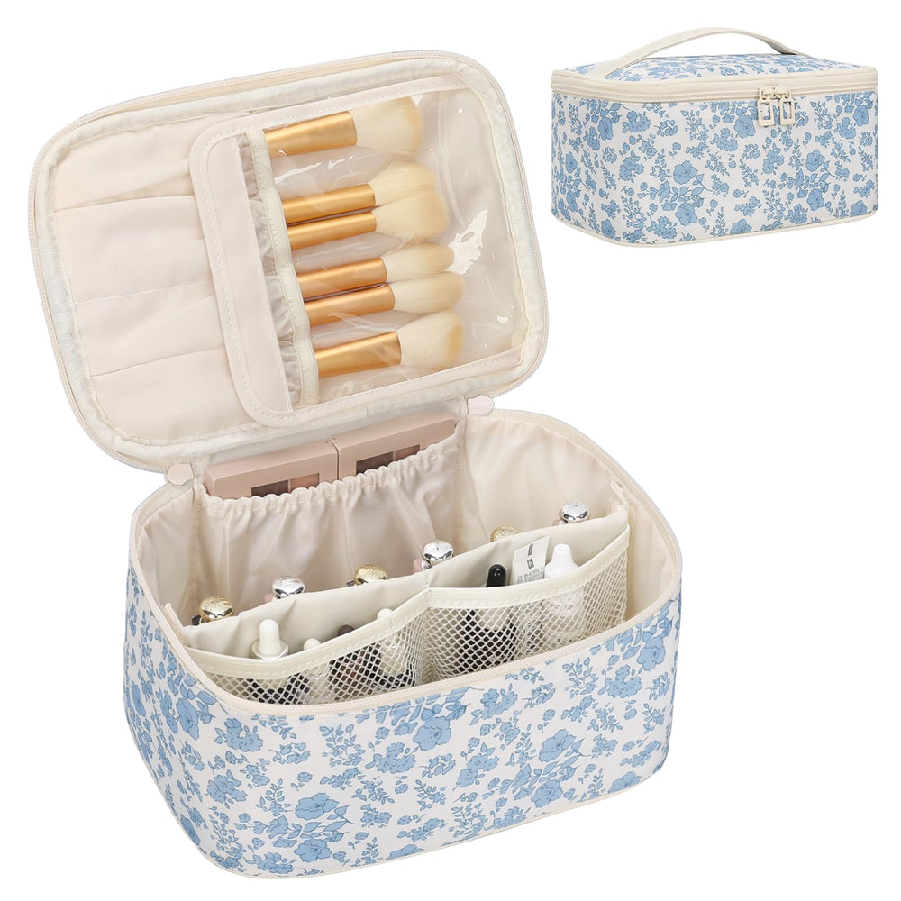 OCHEAL pochette fleurs, idéale pour emporter en voyage ou en sac.