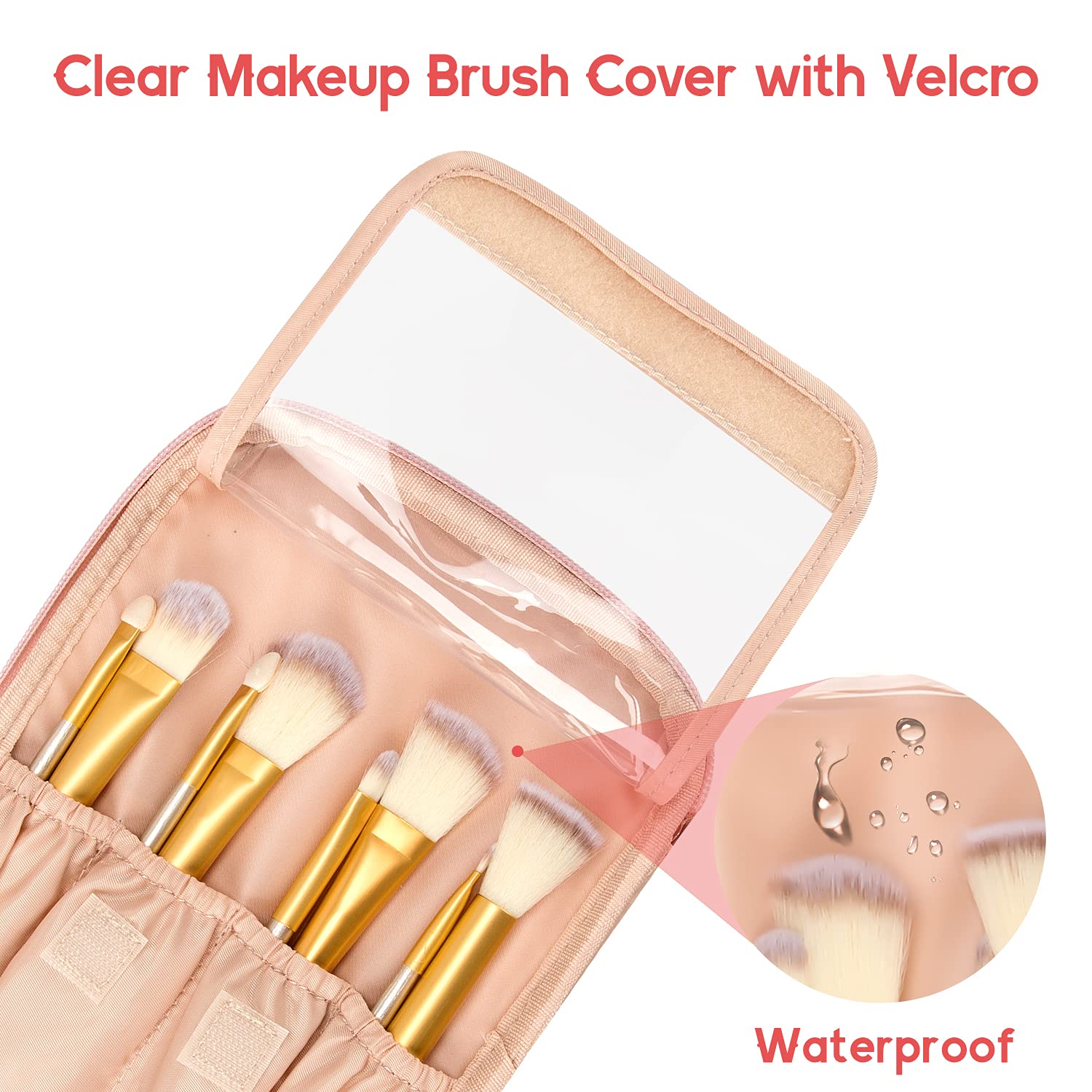 OCHEAL pochette maquillage rose – idéal en voyage et pour l'usage quotidien