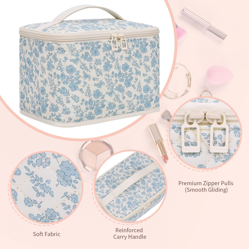 OCHEAL sac maquillage voyage 4 poches internes pour organiser vos produits.