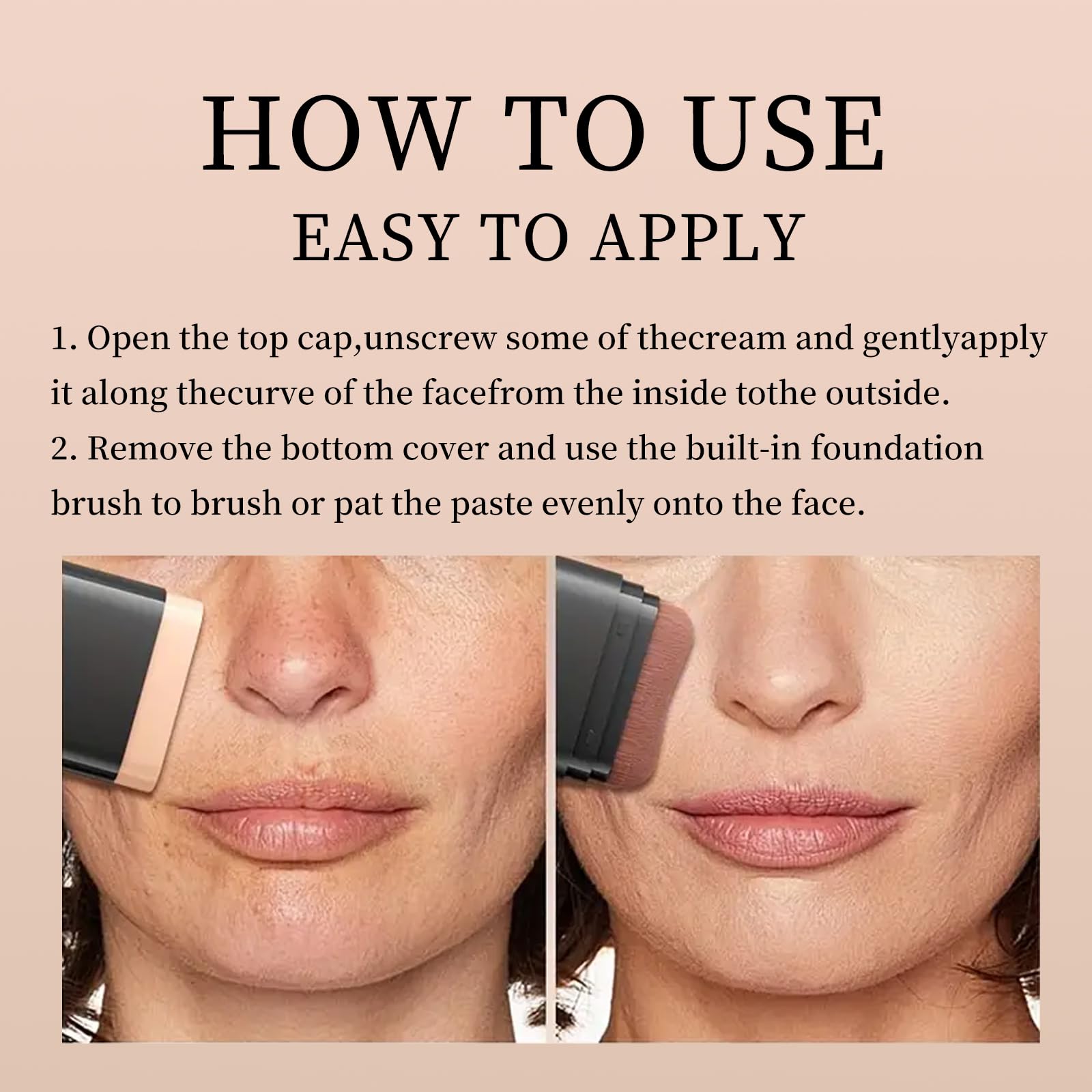 O'CHEAL Stick fond de teint contour usage quotidien pour teint naturel et lumineux.