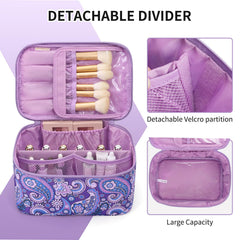 OCHEAL Trousse pinceaux compartiment dédié garde les pinceaux propres.