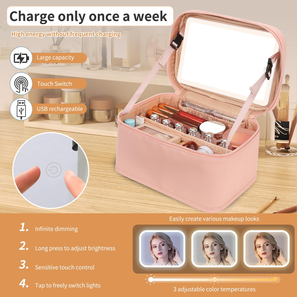 OCHEAL trousse-maquillage dimensions compactes, légère et portable