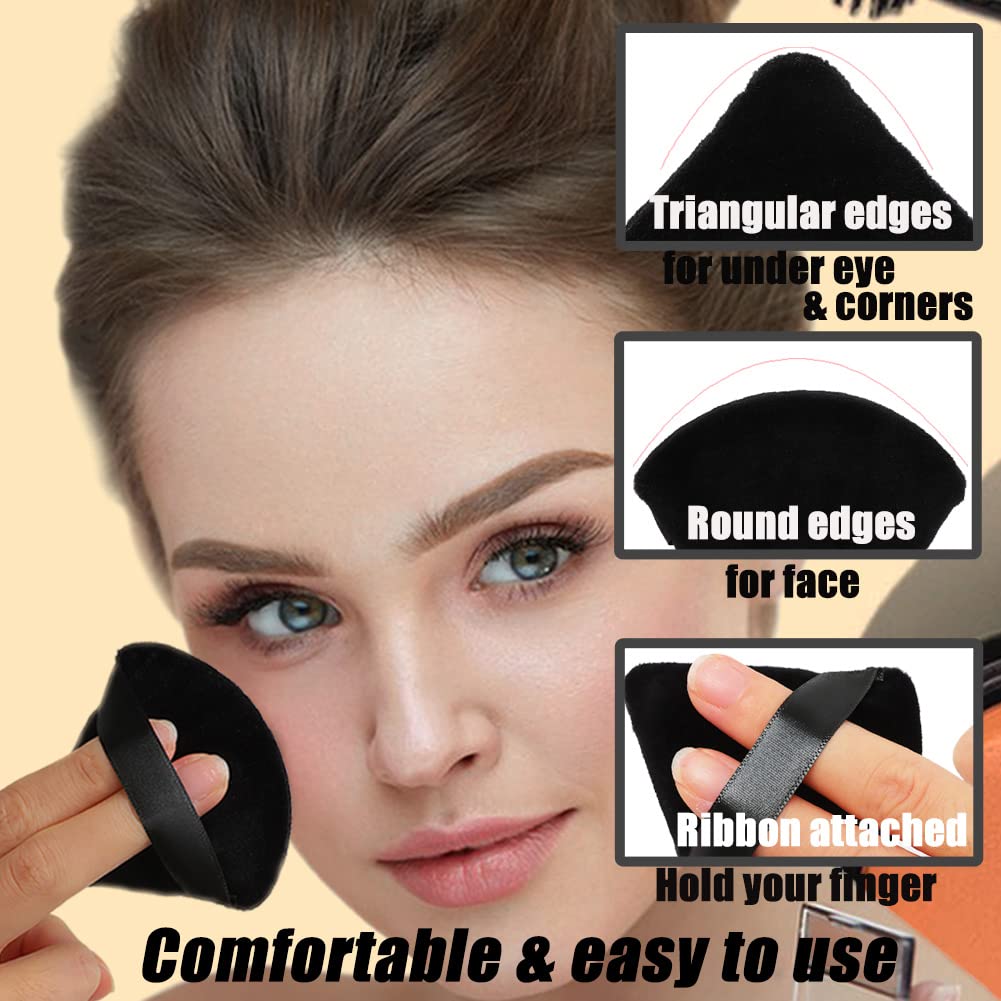 Ocim poudrier triangle usage sec humide : compatible avec plusieurs types de poudres.