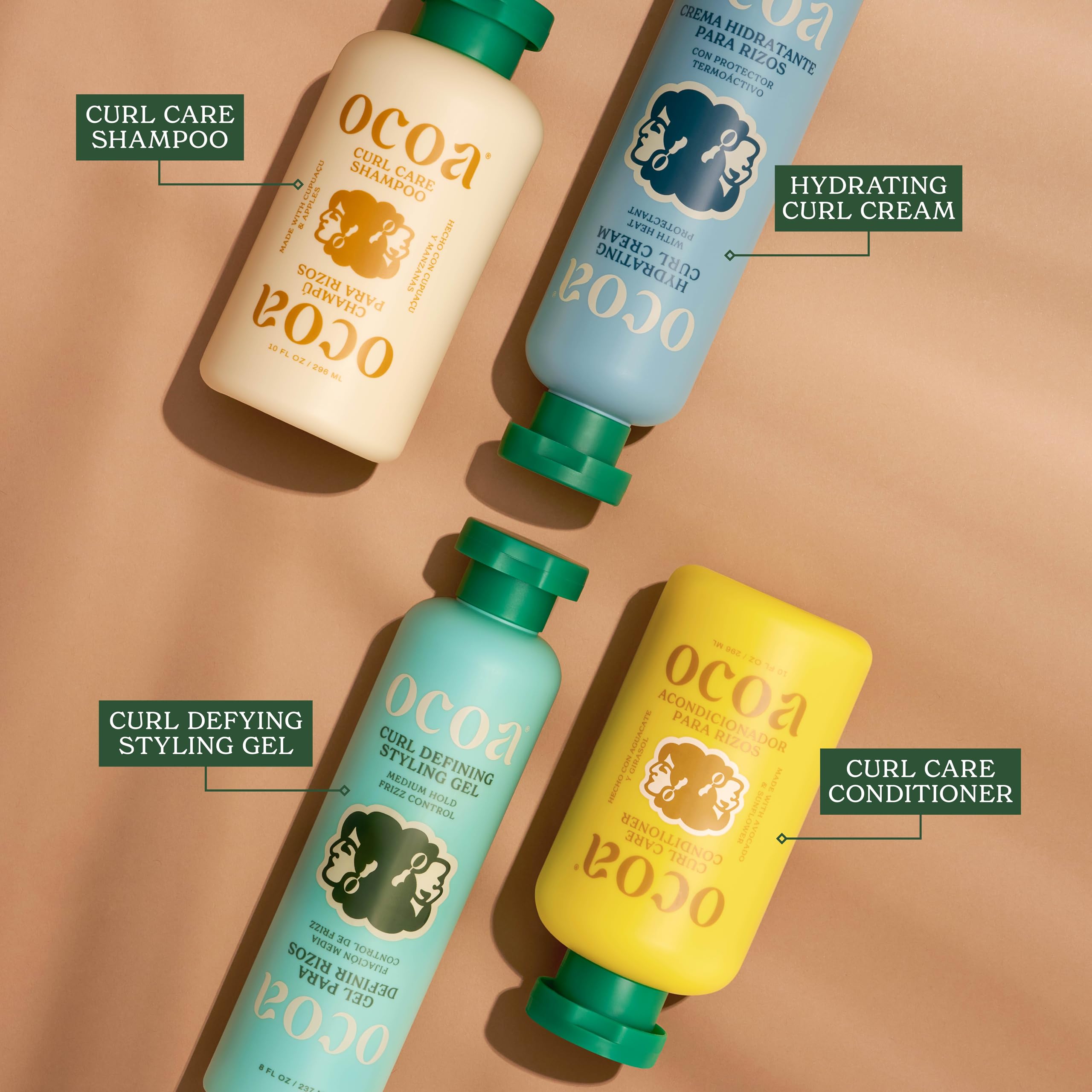 Boucles définies et brillance avec le Shampoing OCOA Beauté