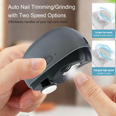 ocpcrn Easyclip mode polissage, contours d'ongles lisses et doux.