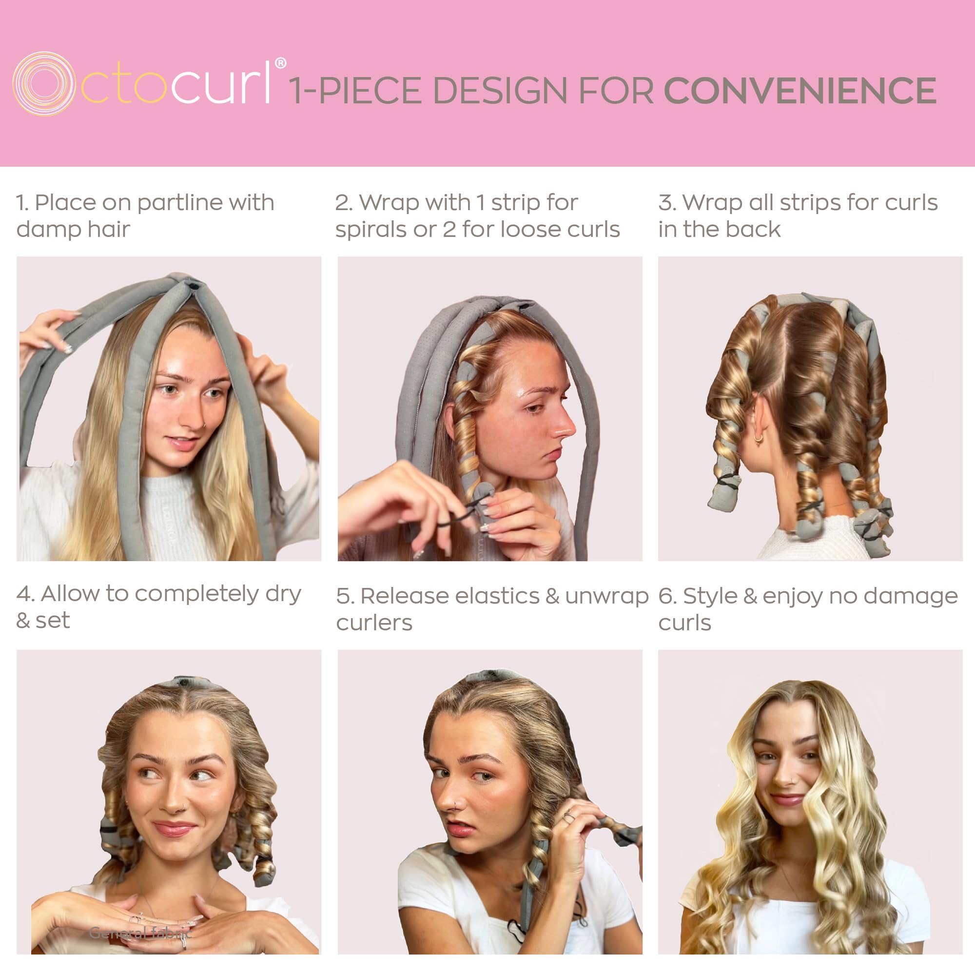 Idéal pour cheveux longs 22 à 28 pouces avec Octocurl