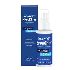 OCuSOFT HypoChlor Spray : flacon pratique pour nettoyer paupières et cils.