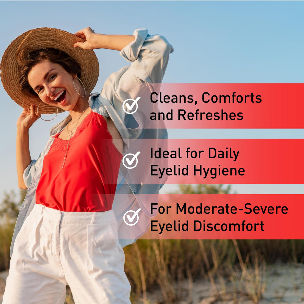 Formule sans larmes d'OCuSOFT Lid Scrub Plus pour une utilisation douce