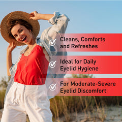 Formule sans larmes d'OCuSOFT Lid Scrub Plus pour une utilisation douce