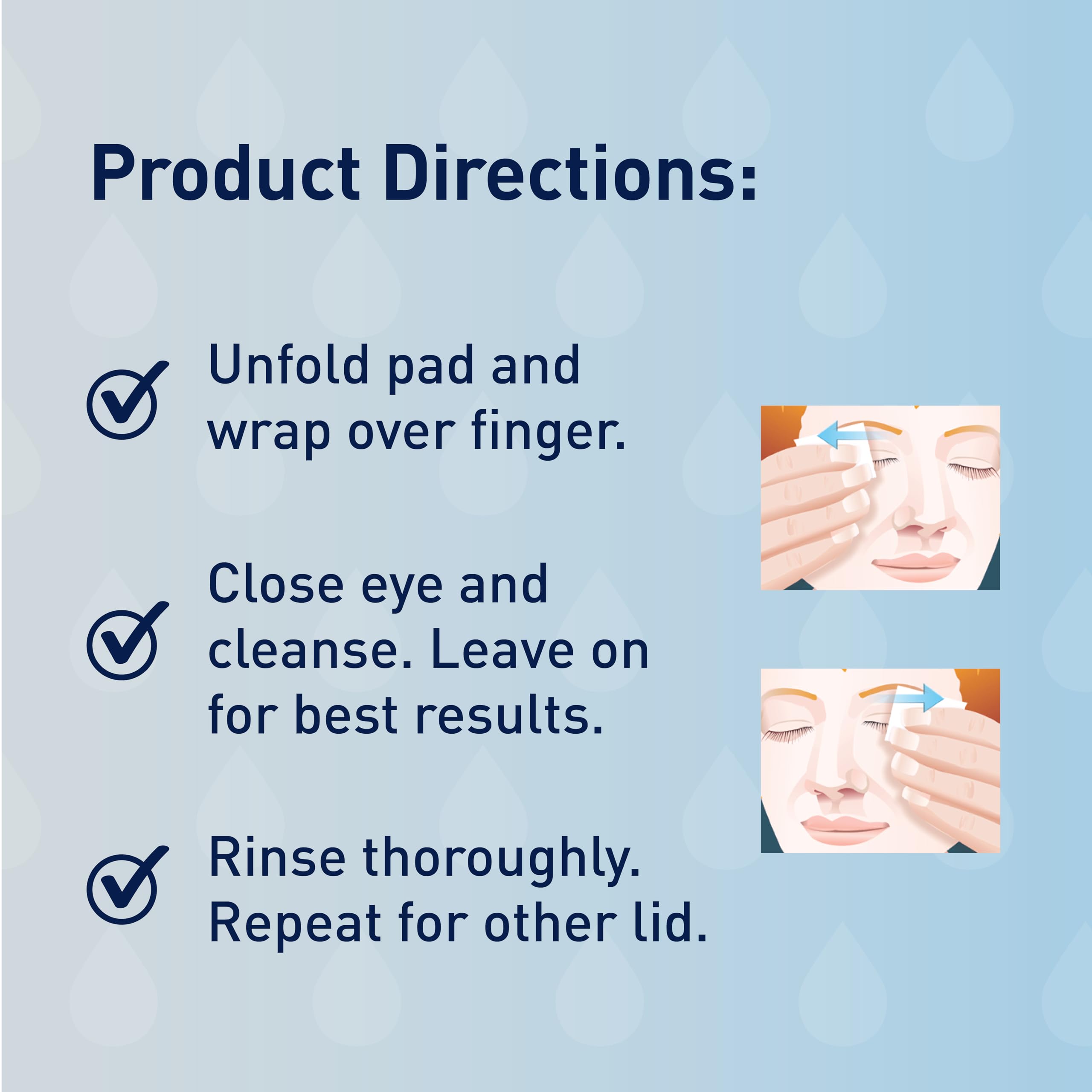 Nettoyage quotidien des paupières avec OCuSOFT Lid Scrub Plus