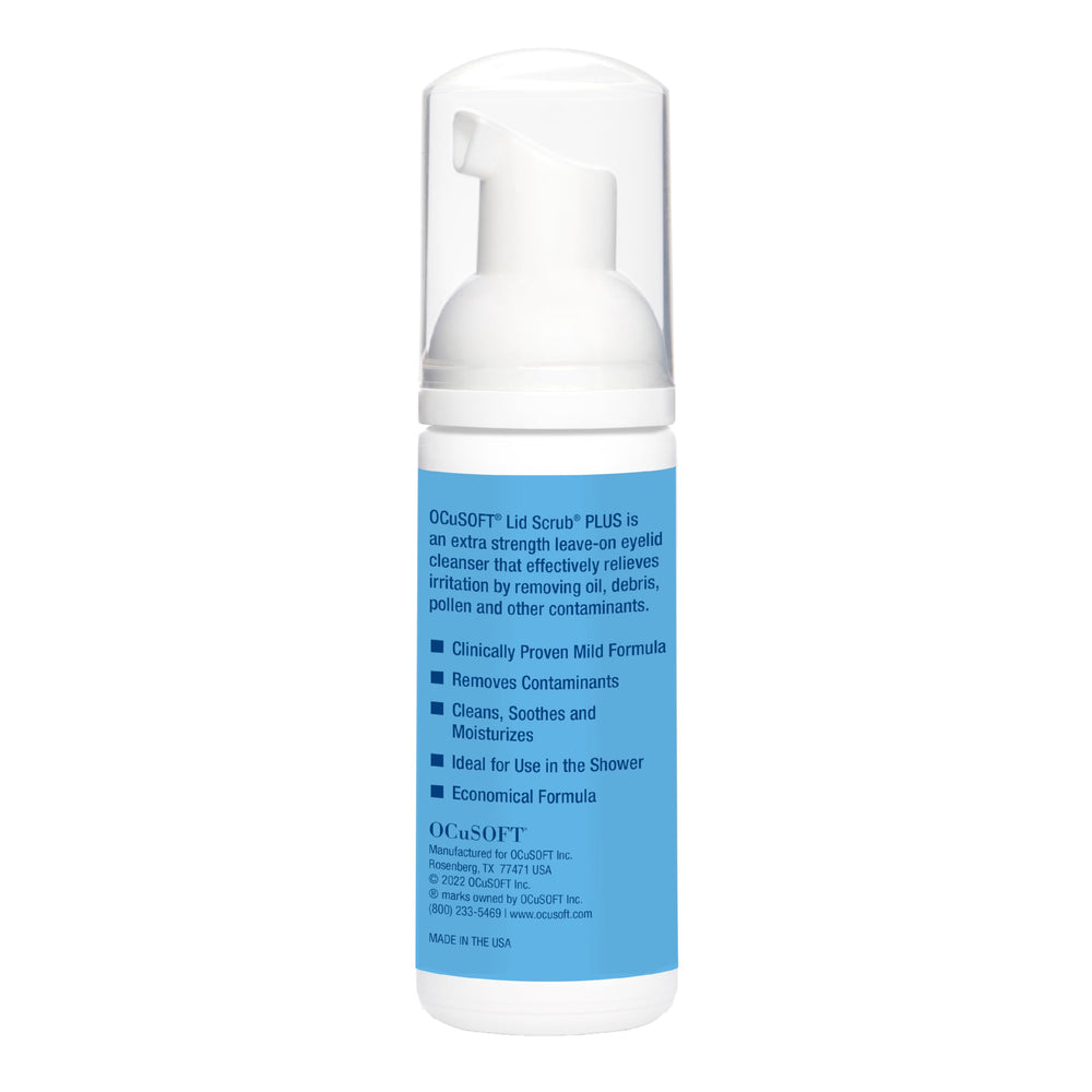 OCuSOFT Lid Scrub Plus: nettoyage des paupières et des cils en douceur