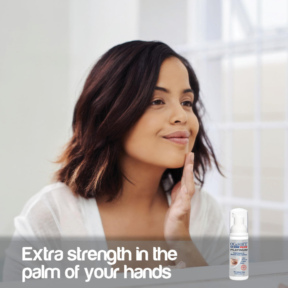 OCuSOFT Lid Scrub Plus Platinum, parfum neutre pour une expérience douce.
