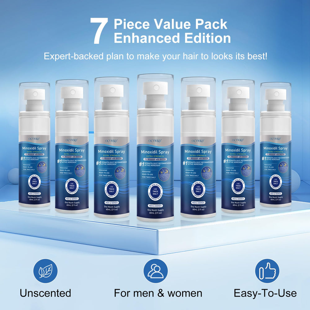 OCVWJKD Minoxidil, barbe – croissance possible des poils faciaux