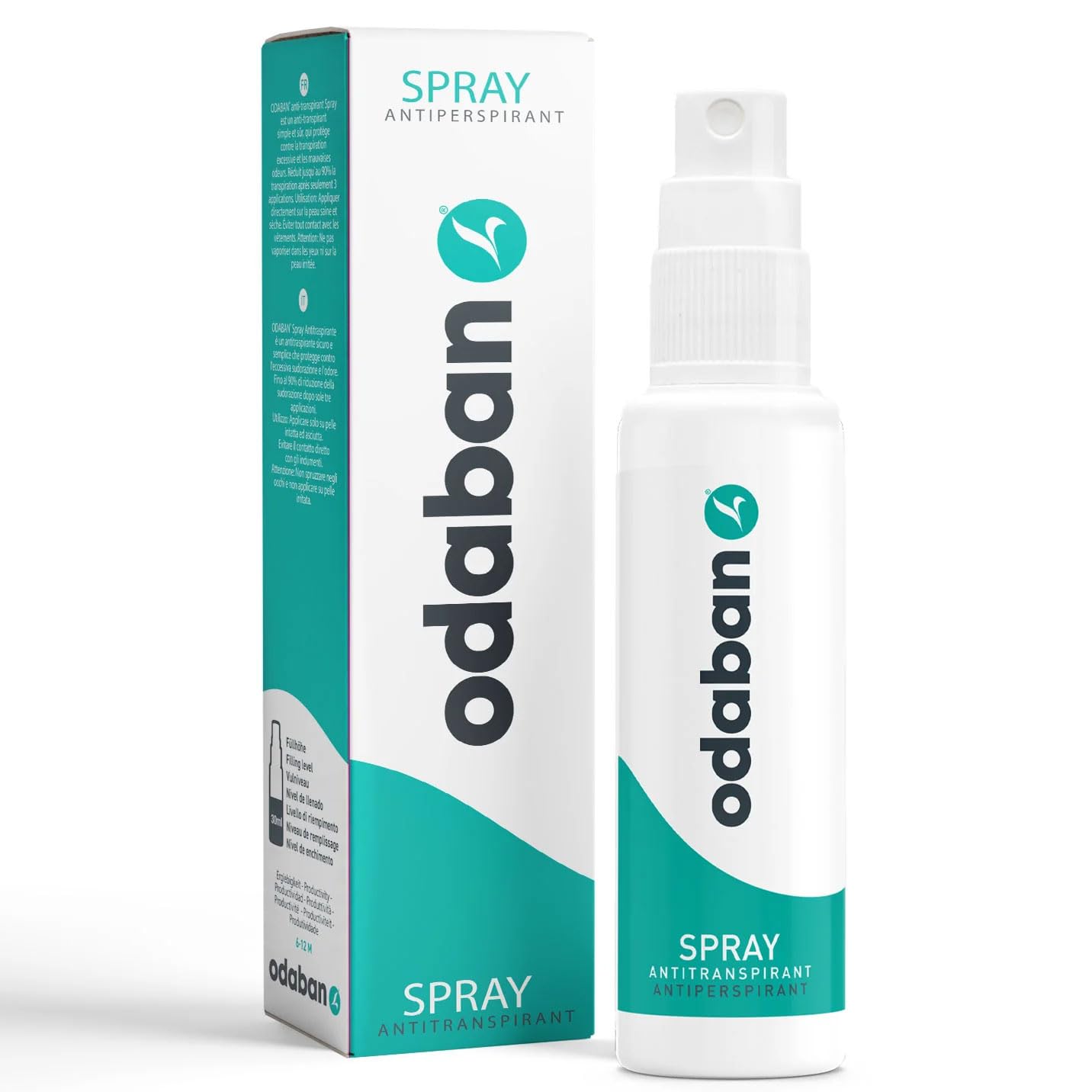 ODABAN bouteille 1oz pour une protection durable contre la transpiration