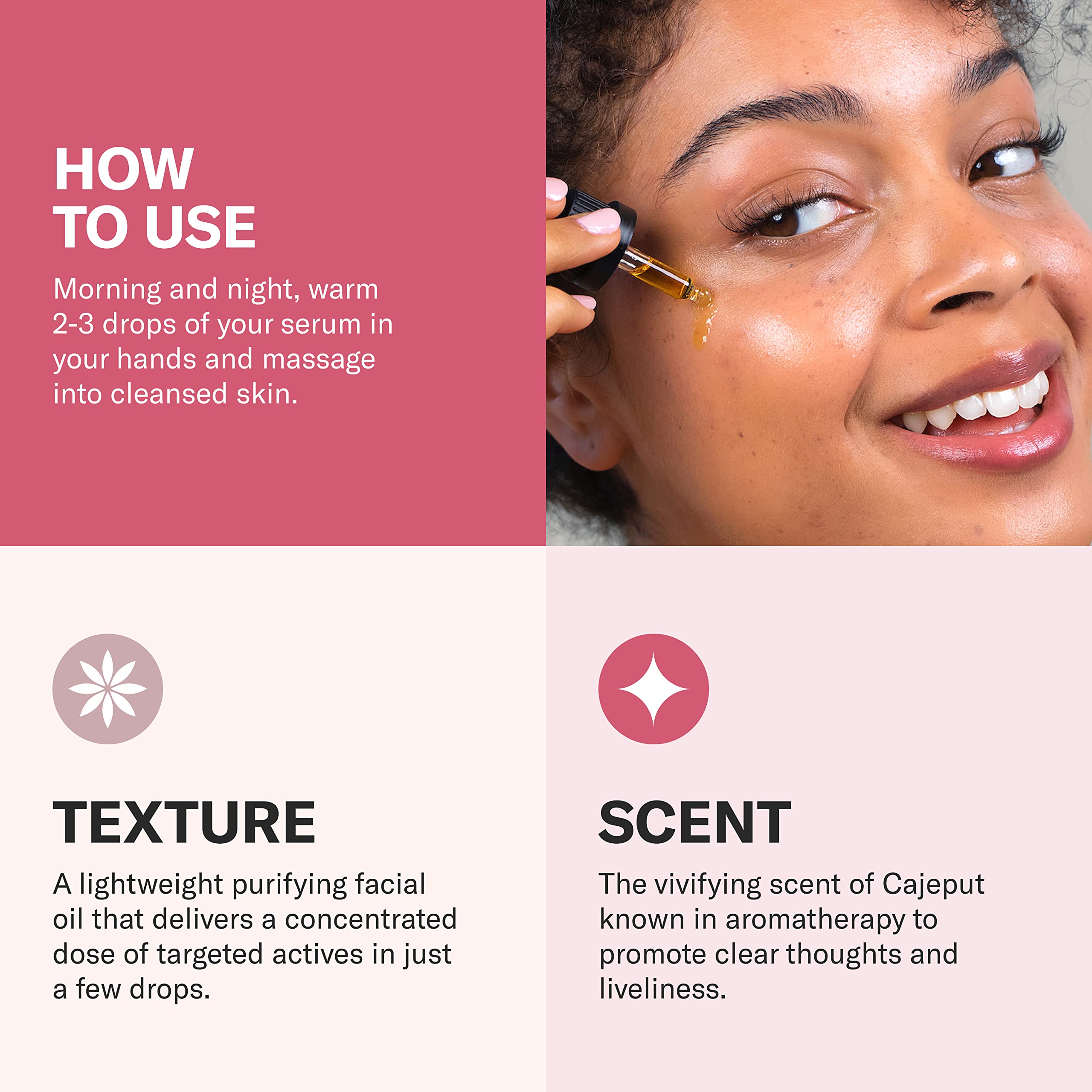 Odacité Sérum: huile essentielle de cajeput pour une peau claire