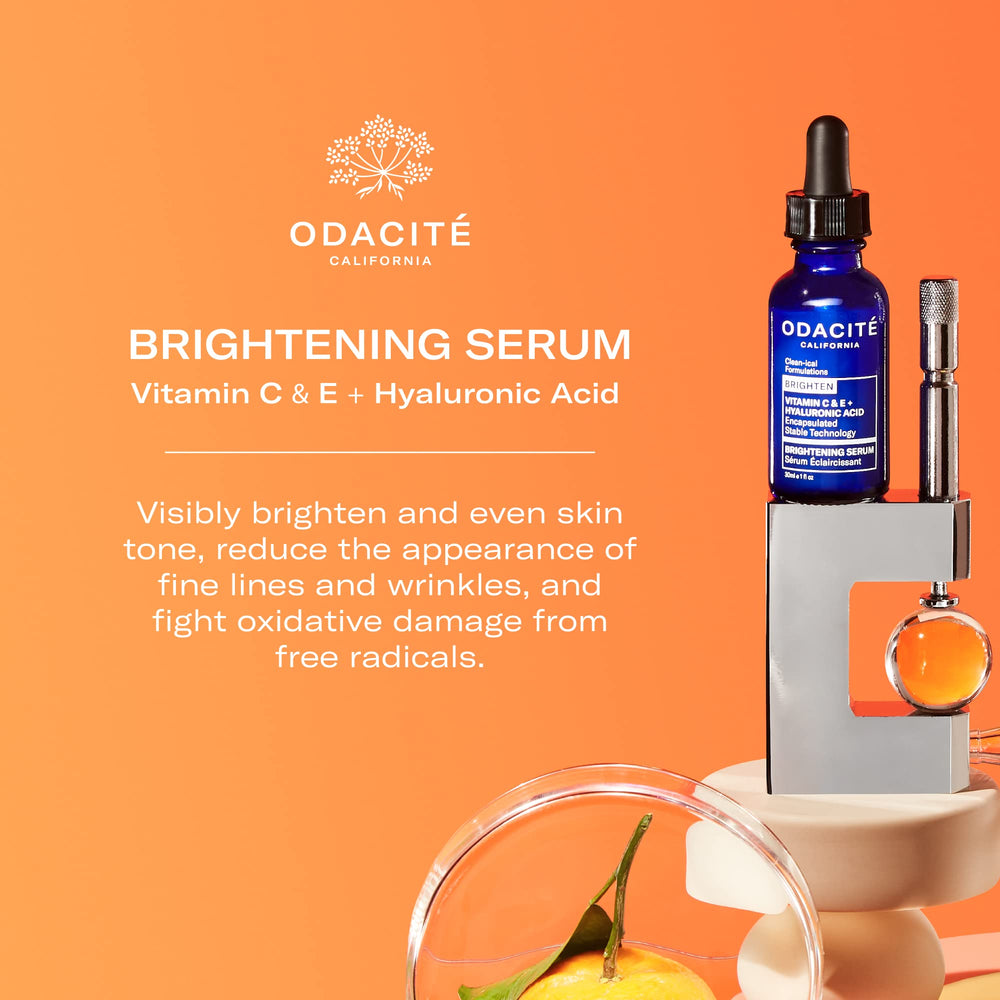 ODACITE sérum gouttes appliquées: absorption rapide.