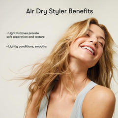 Odele Air Dry Styler réduisant les frisottis jusqu à 24 heures selon des tests.