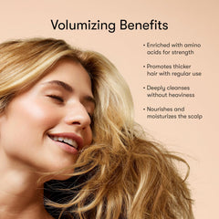 Après-shampoing volume Odele en flacon, coiffage facilité et souplesse.