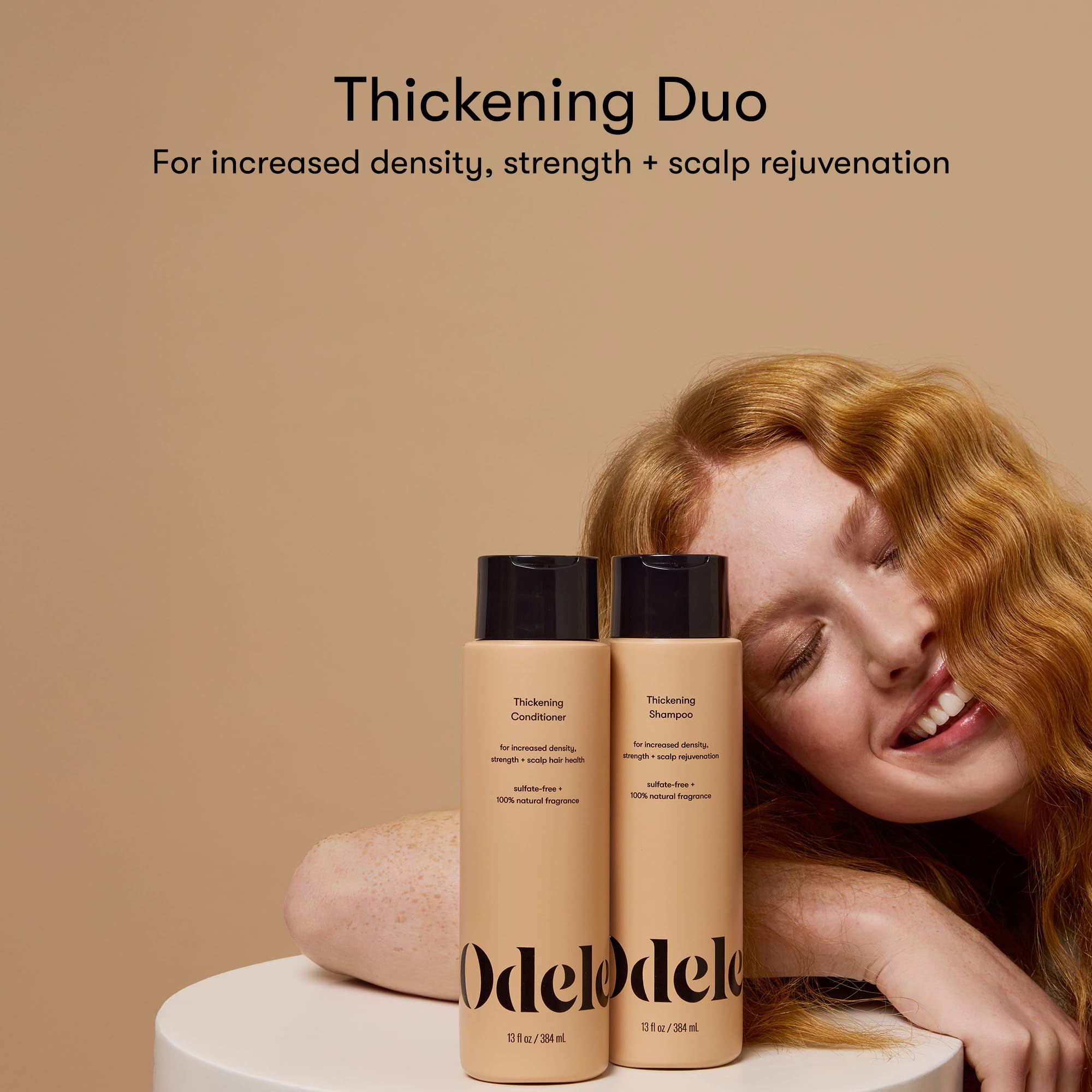 Odele Conditionneur épaisseur - bouteille affichée, soin nourrissant pour cheveux fragiles.