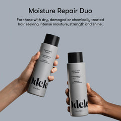 Odele après-shampooing hydratation réparatrice, bouteille visible, démêlage facilité.