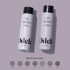 Odele conditionneur violet pour cheveux gris argentés : douceur et brillance.