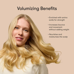Odele Volume sans sulfates, volume et mouvement après shampooing.