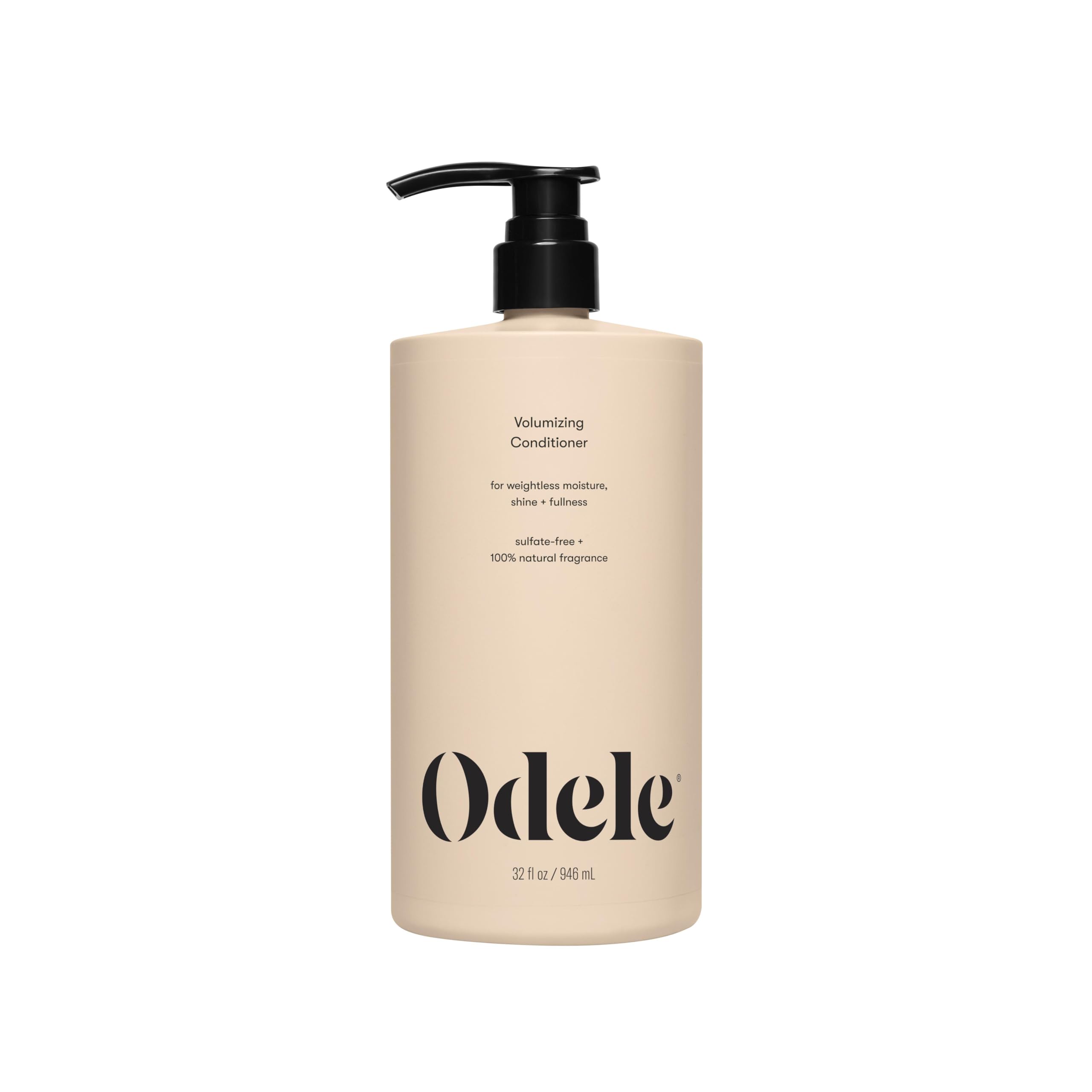 Conditionneur volumisant Odele, bouteille élégante, hydratation et volume.