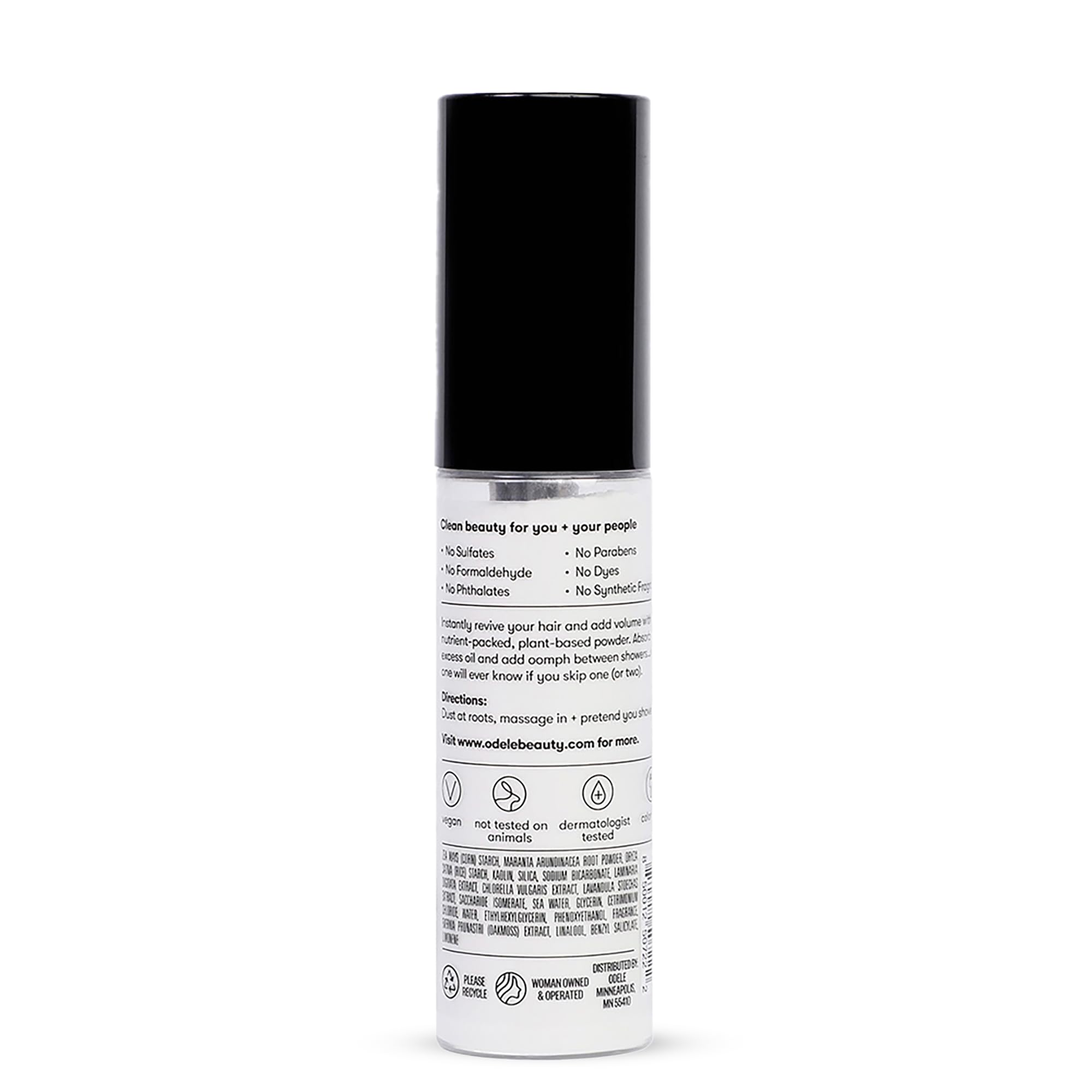 Flacon compact Odele de 1 oz, pratique à emporter.