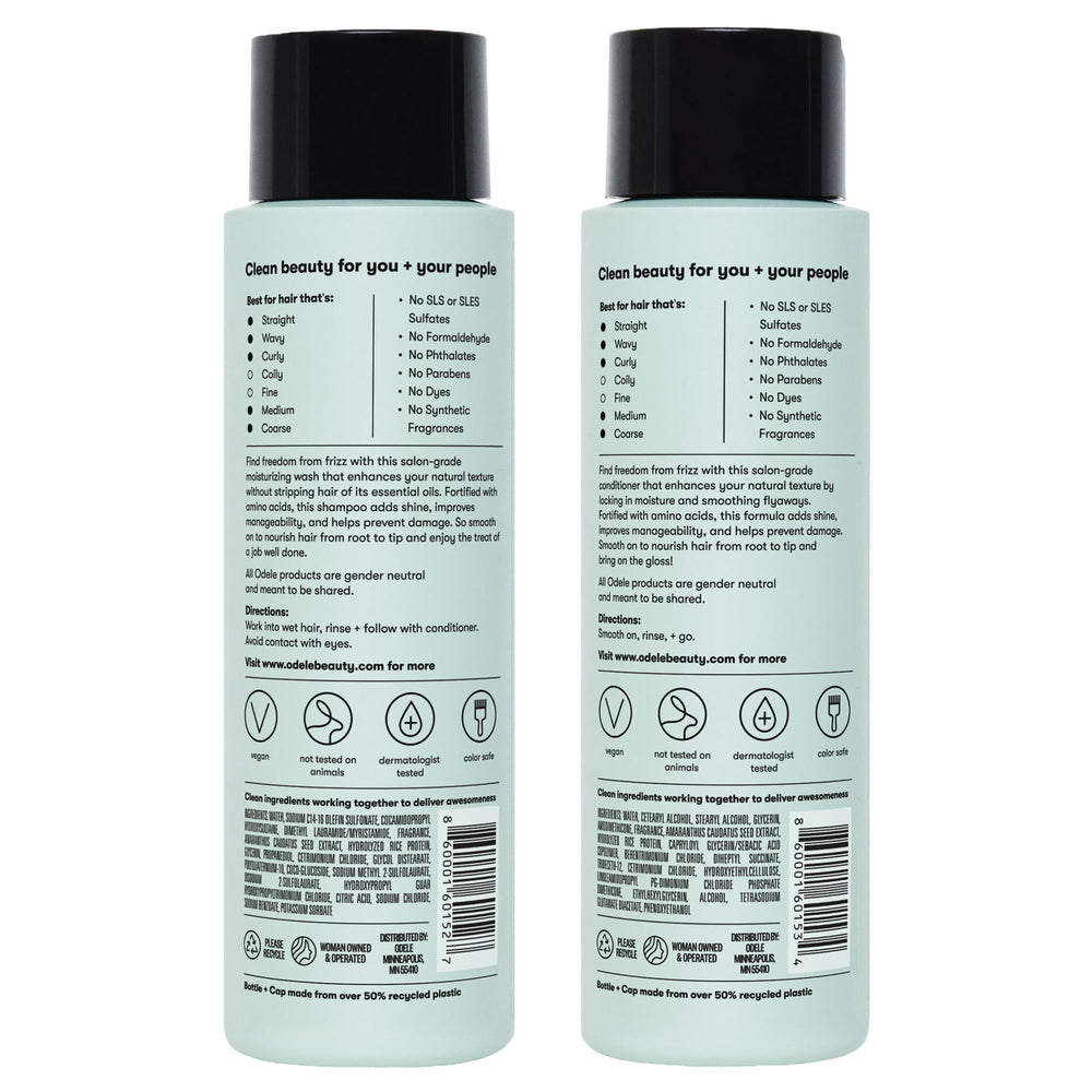 Formule sans sulfates et dermatologiquement testée pour la routine capillaire.
