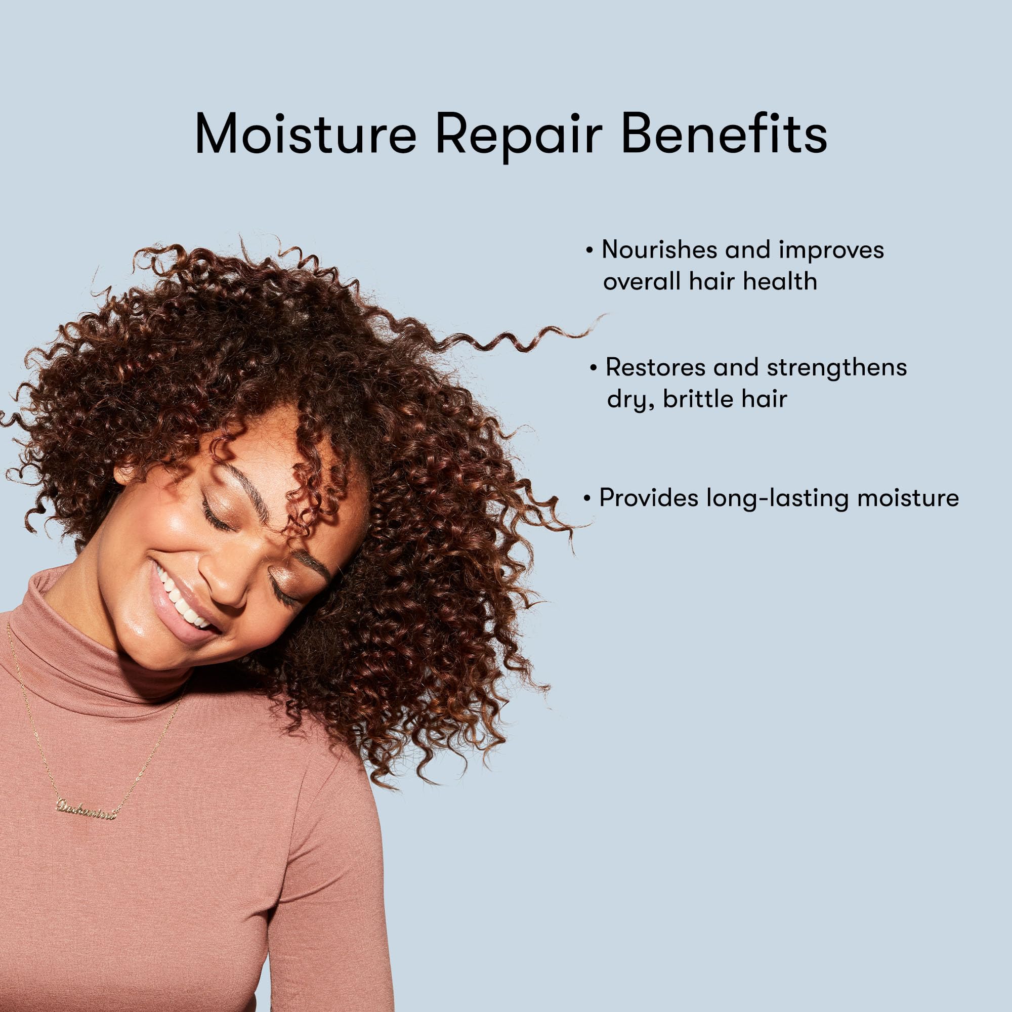 Odele huile jojoba nourrissante, cheveux plus souples et brillants.