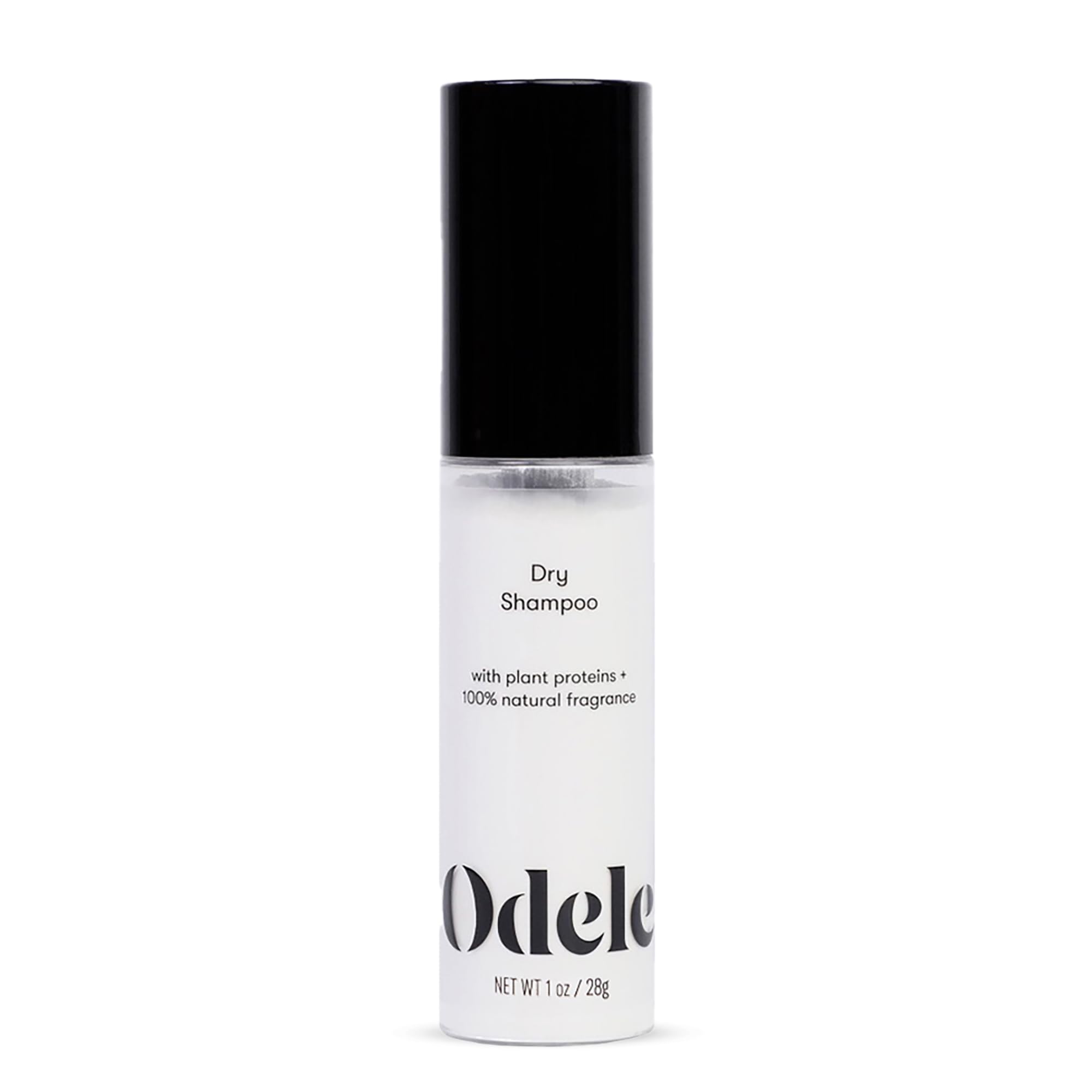 Poudre sèche Odele absorbante appliquée sur les racines pour une brillance contrôlée.