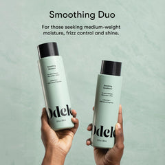 Shampoing Odele, texture crémeuse pour démêlage facile et hydratation.
