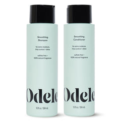 Deux bouteilles Odele de 385 ml, ensemble prêt à hydrater et lisser les cheveux.