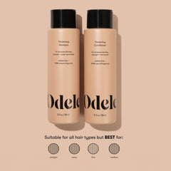 Odele Shampoing mousse onctueuse - lavage doux pour cheveux fins.