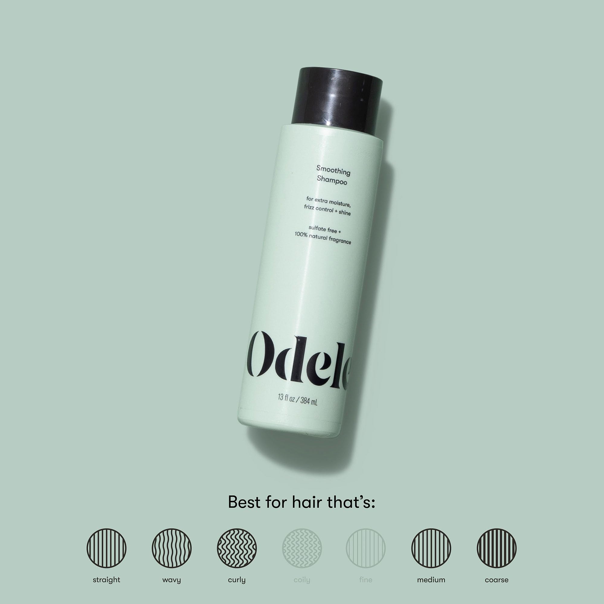 Odele Smoothing : brillance naturelle révélant la texture des cheveux.