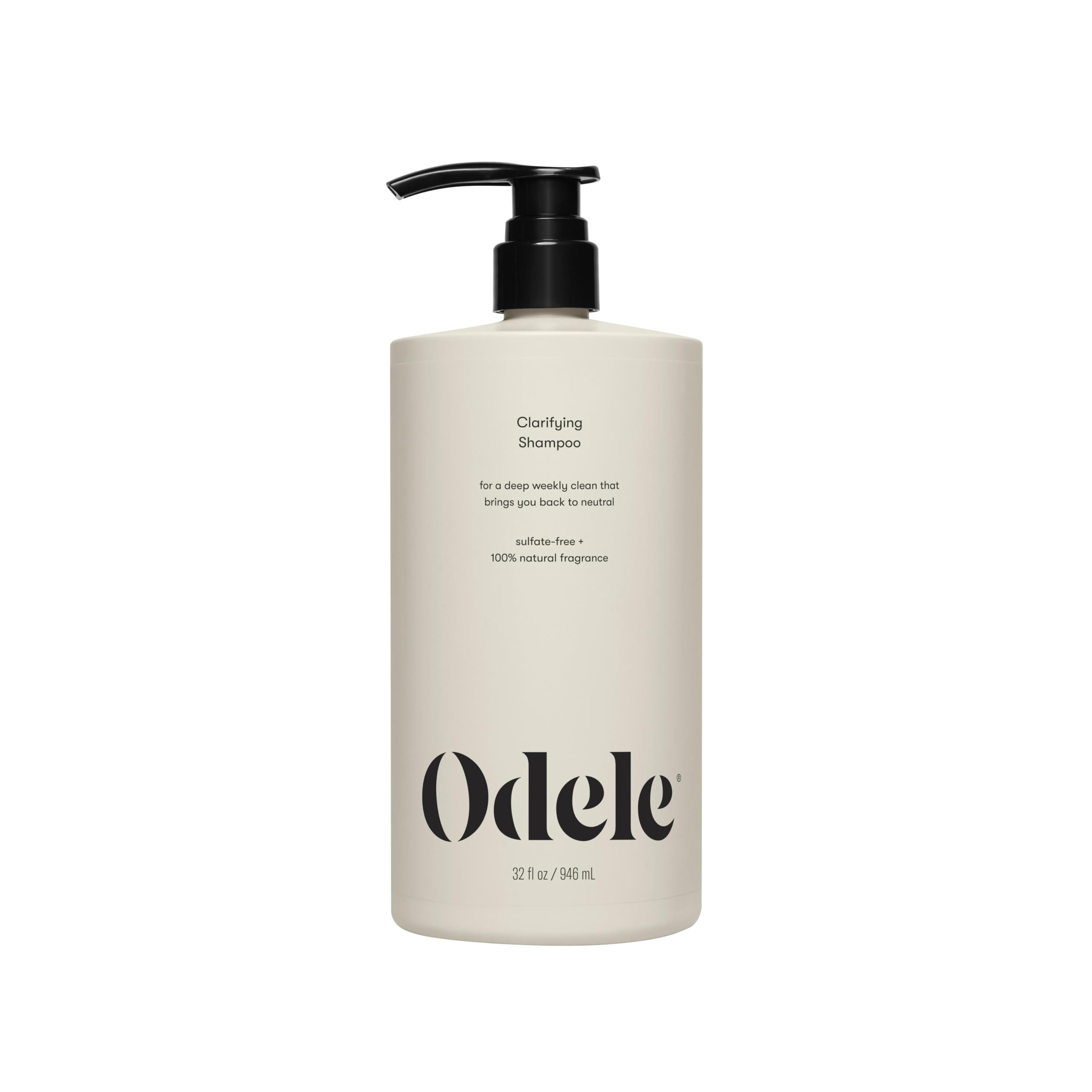 Shampooing clarifiant Odele en bouteille, nettoyage en profondeur des résidus pour tous les cheveux