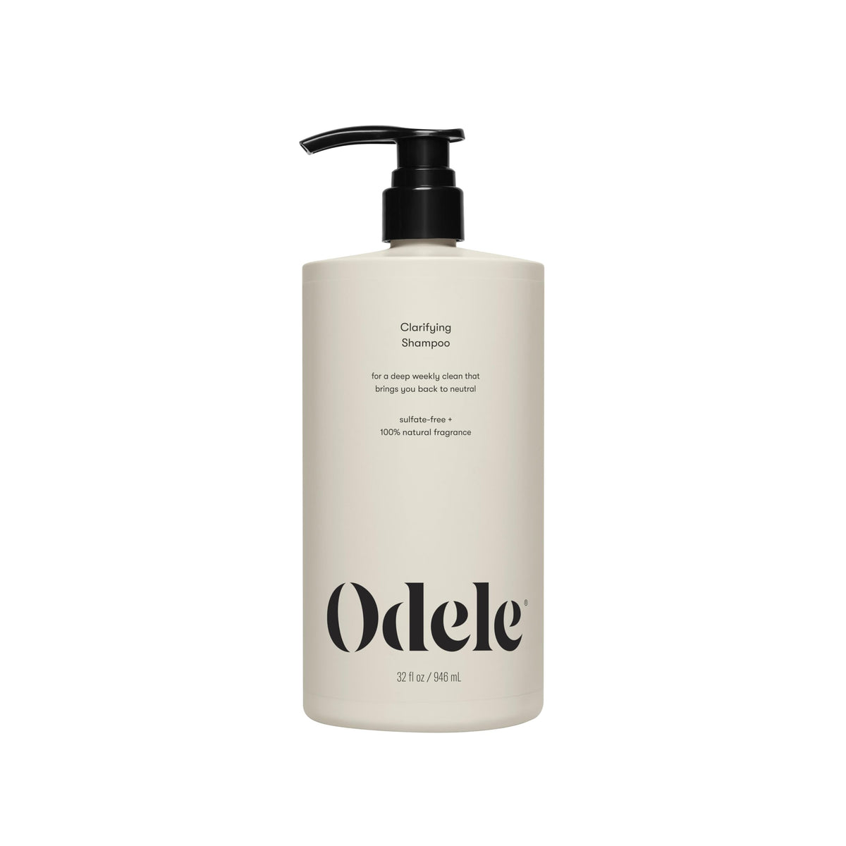 Shampooing clarifiant Odele en bouteille, nettoyage en profondeur des résidus pour tous les cheveux