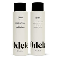 Odele shampooing clarifiant, duo en bouteilles, nettoyage en profondeur des résidus.
