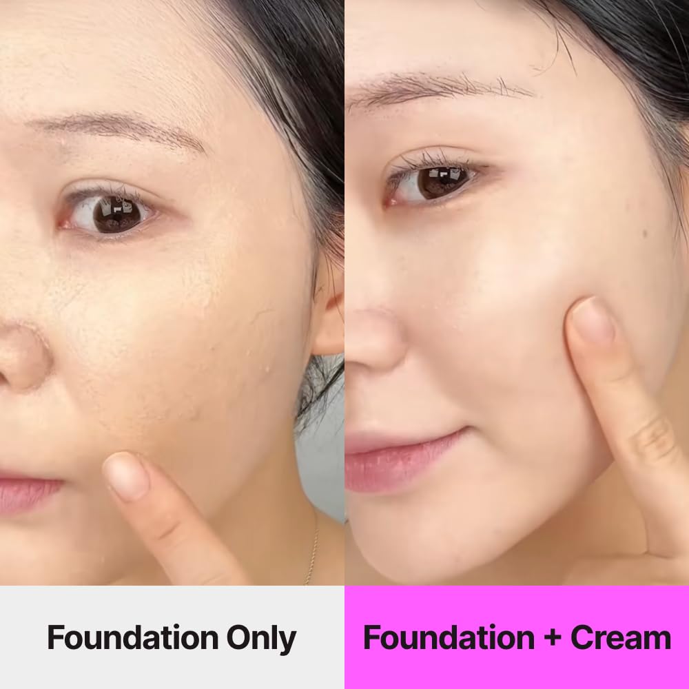 Texture légère d'ODELOI Luftig révélant une sensation satinée sur la peau.